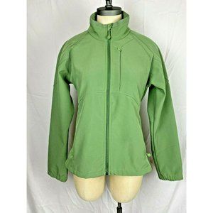 Women’s Black Diamond Mose green ZIP Jacket Soft-shell 3 Pockets Size Sm